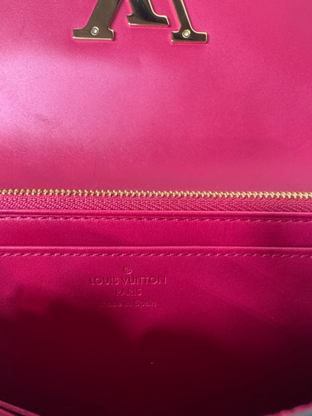 Louis Vuitton Pink Patent Leather Louise Long Wallet - Picture 11 of 14